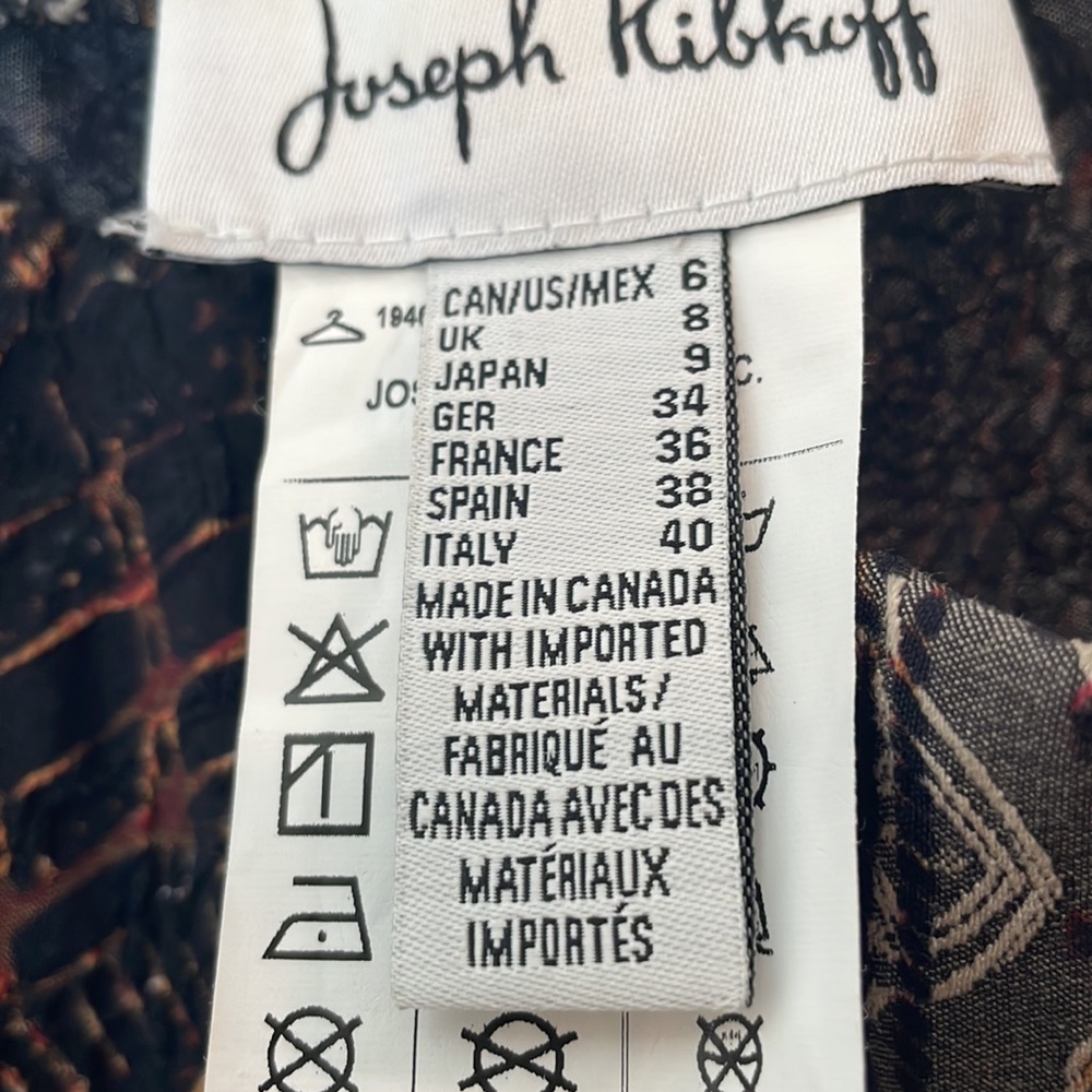 Joseph Ribkoff Multi-Color Pull On Pant - Picture 9 of 11